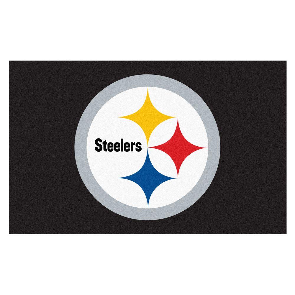 Fanmats Pittsburgh Steelers 5 Ft X 8 Ft Ulti Mat