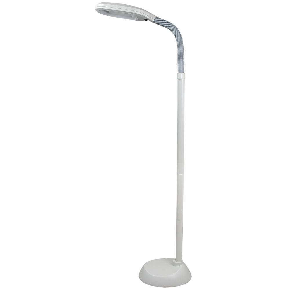 Buckingham Home 60 In White Indoor Sunlight Floor Lamp