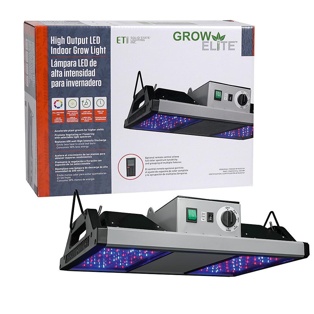 Eti Growelite Brushed Nickel Integrated Led 250 Watt High Output Growelite Brushed Nickel Integrated Led