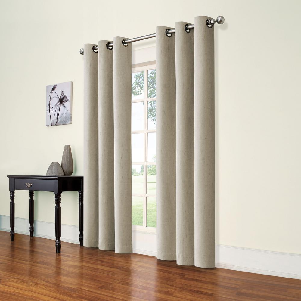 Eclipse Andora Natural Grommet Panel 17519042x084nat The Home Depot