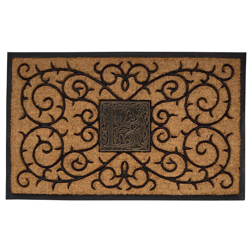 Personalized Monogram Coir Door Mat 1739bg The Home Depot