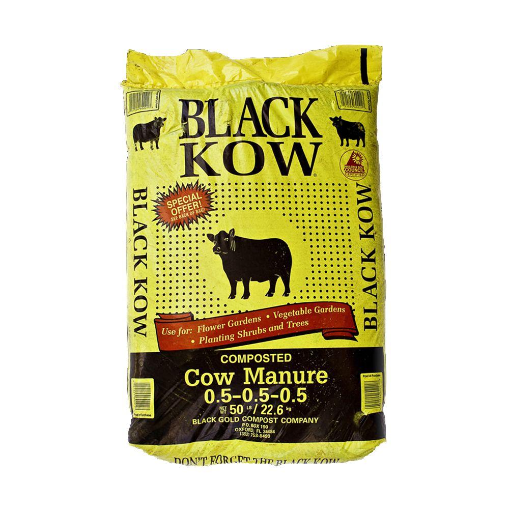 Black Kow 50 lb. Composted Cow Manure-BLKCOW - The Home Depot
