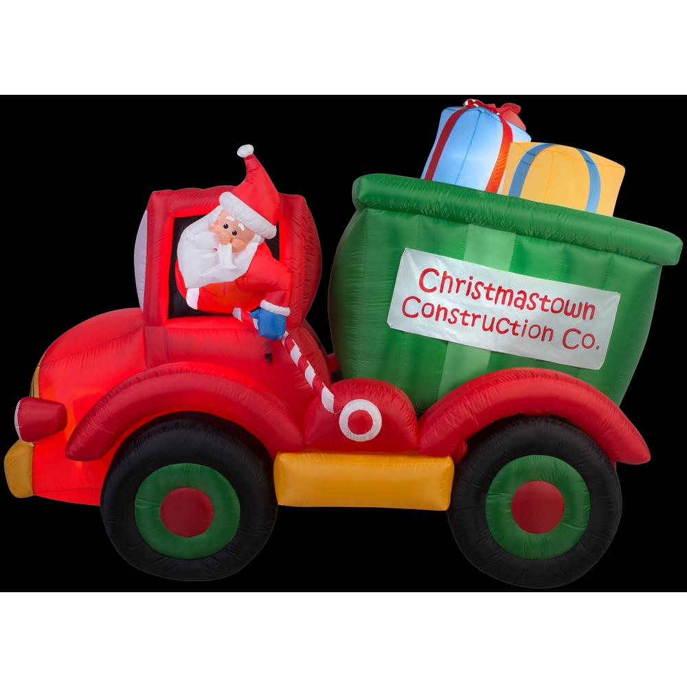 8 ft w x 6 ft h inflatable animated dump truck with presents - Disney Outdoor Christmas Decorations Clearance 8 ft w x 6 ft h inflatable animated dump truck with presents - Disney Outdoor Christmas Decorations Clearance