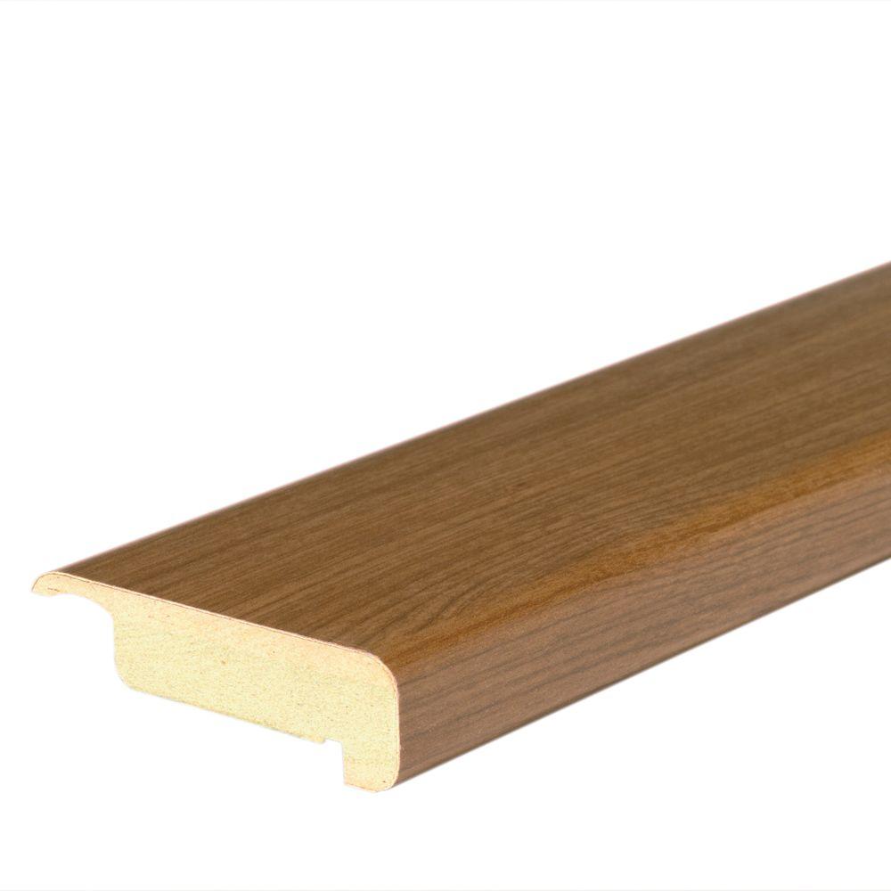 Mohawk Stair Nose Laminate Moulding Trim Flooring Rustic Saddle Oak 4 5 In Thick X 2