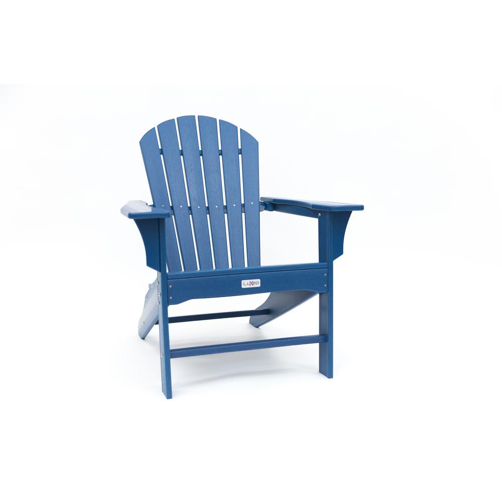 Blue Adirondack Chairs Patio The Home Depot Hampton Navy