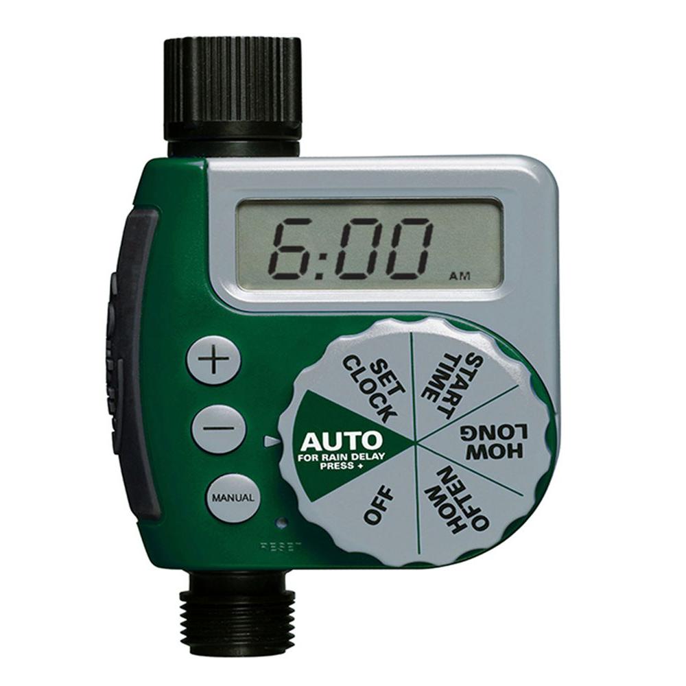 ELECTRONIC WATER TIMER GARDEN HOSE END AUTOMATIC WATERING CONTROLLER