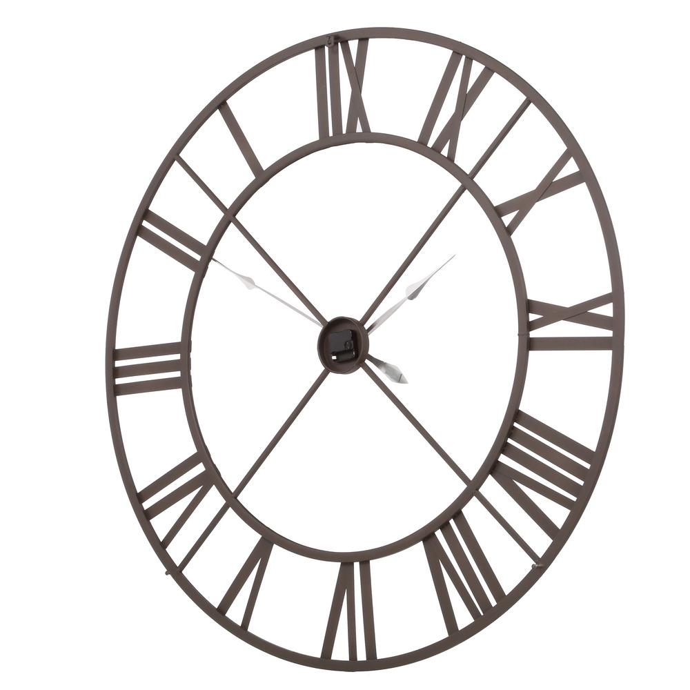 Imax Edward 48 In H X W Round Wall Clock 27635 The Home Depot - 48 Inch Wall Clock Imax Edward 48 In H X W Round Wall Clock 27635 The Home Depot - 48 Inch Wall Clock