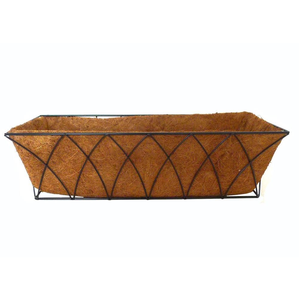 Vigoro 22 in. Window Planter with BracketsDX140077S The Home Depot