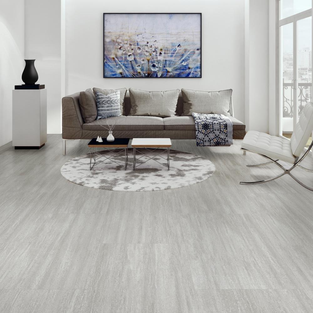 Lifeproof Capitola Silver 16 In X 32 In Luxury Vinyl Plank Flooring 24 89 Sq Ft Case