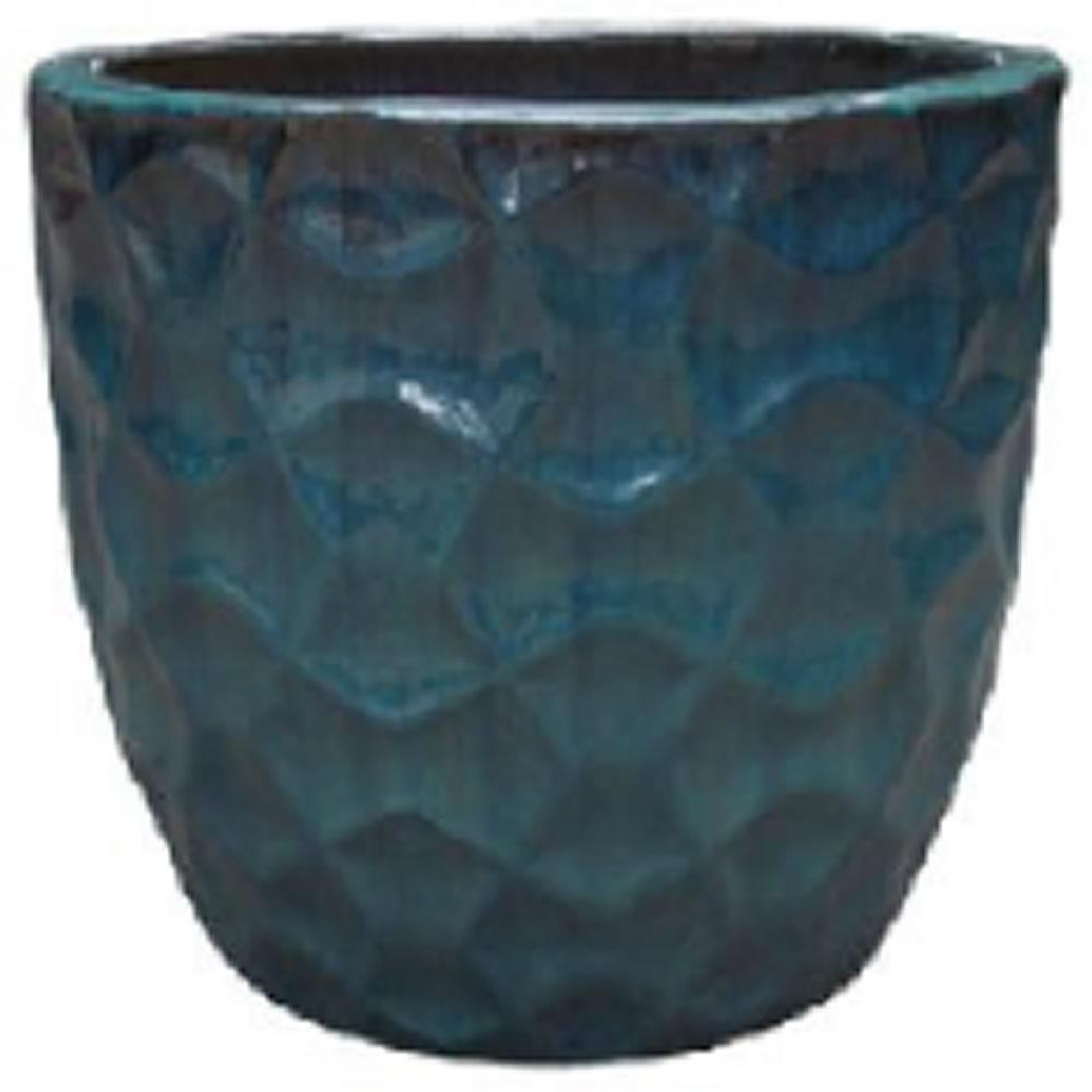 Large 20 25 In Blue Clay Pot 848505009063 The Home Depot Sku 1004187212 Large 20 25 In Blue Clay Pot