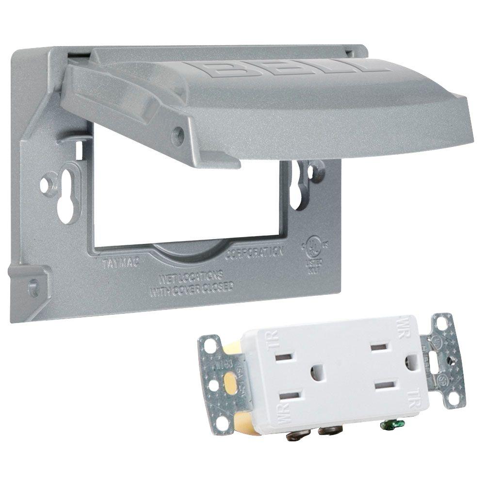 Greenfield Weatherproof Electrical Box Lever Switch Cover with Single
