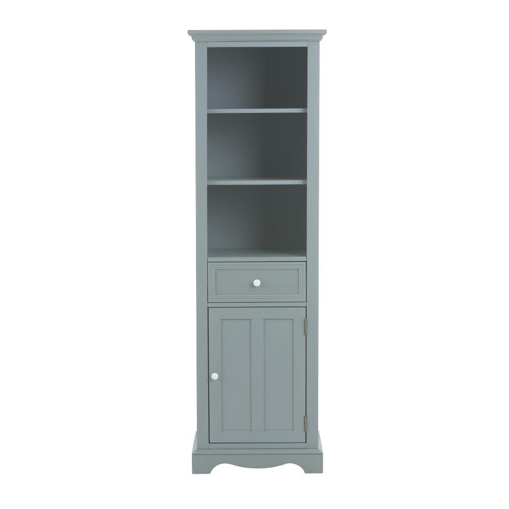 grey bathroom linen cabinets