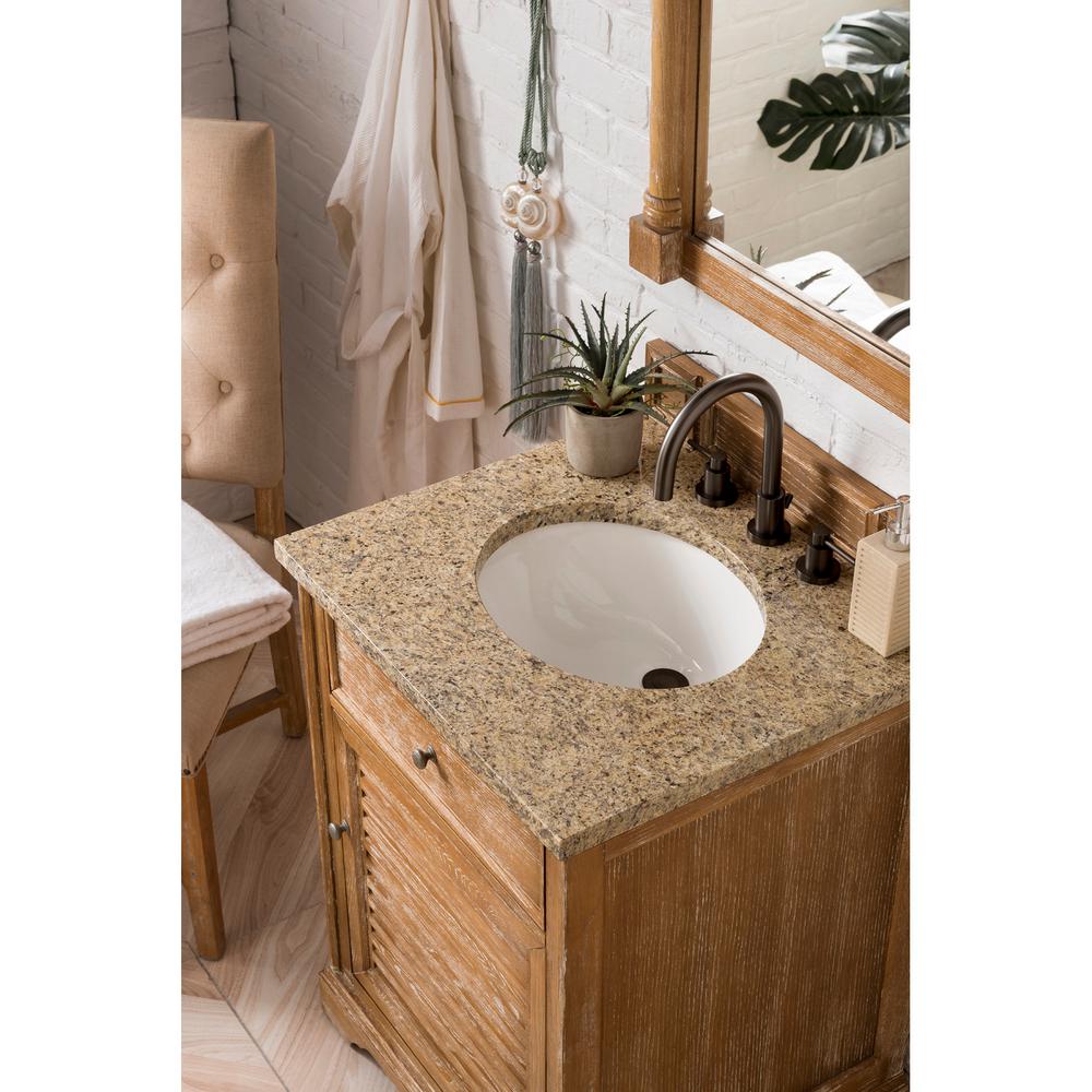James Martin Vanities Savannah 26 in. Double Vanity in Driftwood with