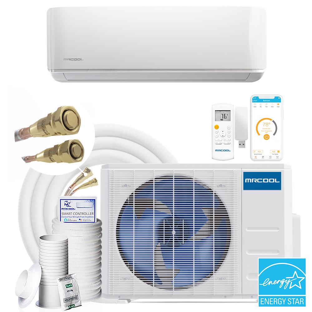 Mrcool Diy Gen 3 18 000 Btu 20 Seer Energy Star Ductless Mini Split Air Conditioner Heat Pump W 25 Ft Install Kit 230 Volt Diy18 Hp 230b25 The Home Depot