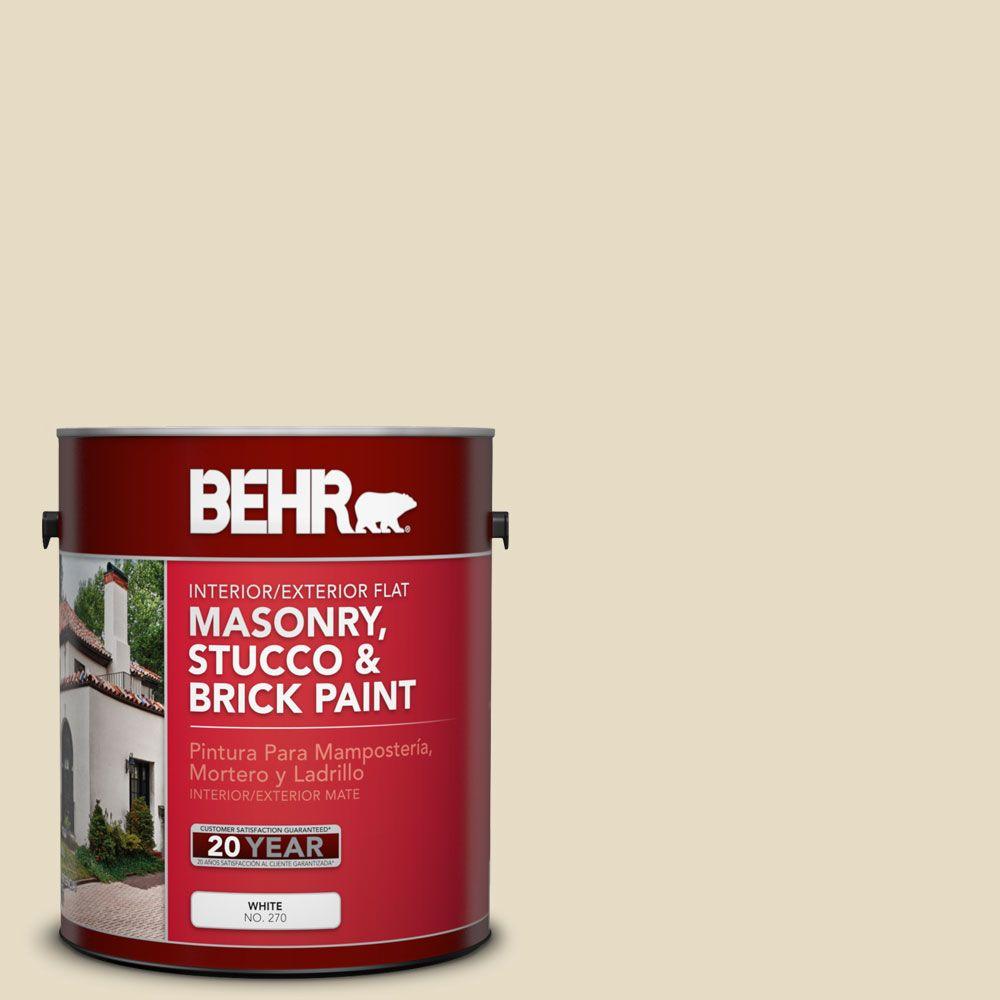 BEHR Premium 1 gal. MS40 Navajo White Flat Interior