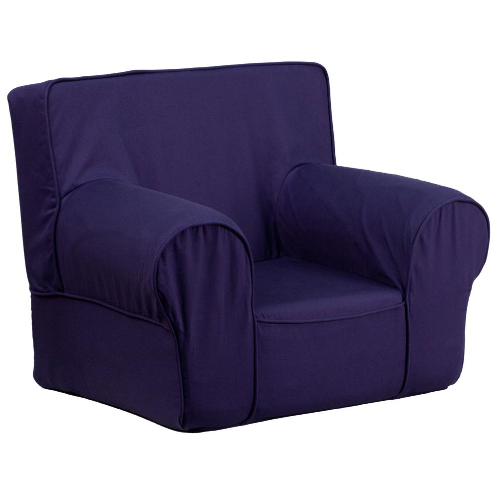 Flash Furniture Small Solid Navy Blue Kids Chair ...