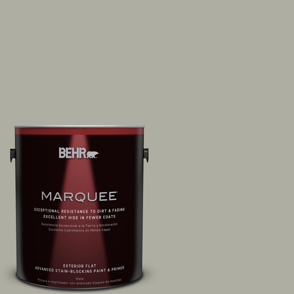 BEHR MARQUEE 1gal. 790D4 Granite Boulder Flat Exterior Paint445401