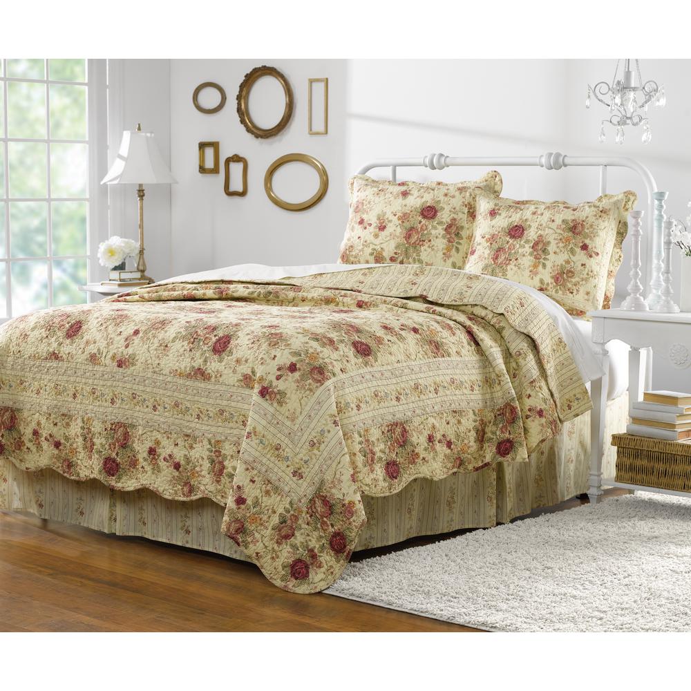 Greenland Home Fashions Whitetail Lodge 3Piece Multi King Quilt Set GL