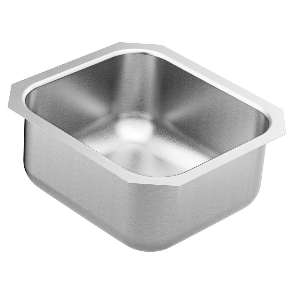Moen 1800 Undermount Stainless Steel 16 5 In Single Bowl Kitchen Sink