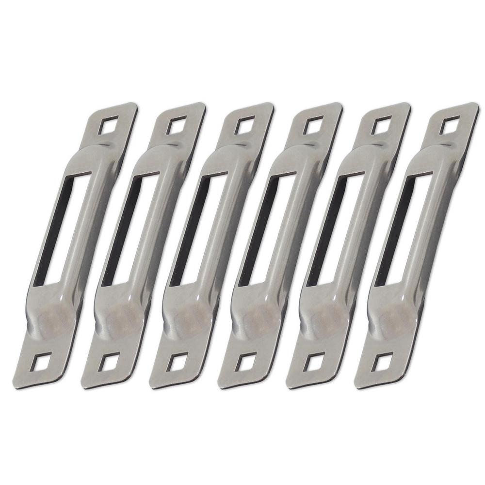 SNAPLOC Stainless Steel ETrack Single Strap Anchor (6Pack)SLSS6