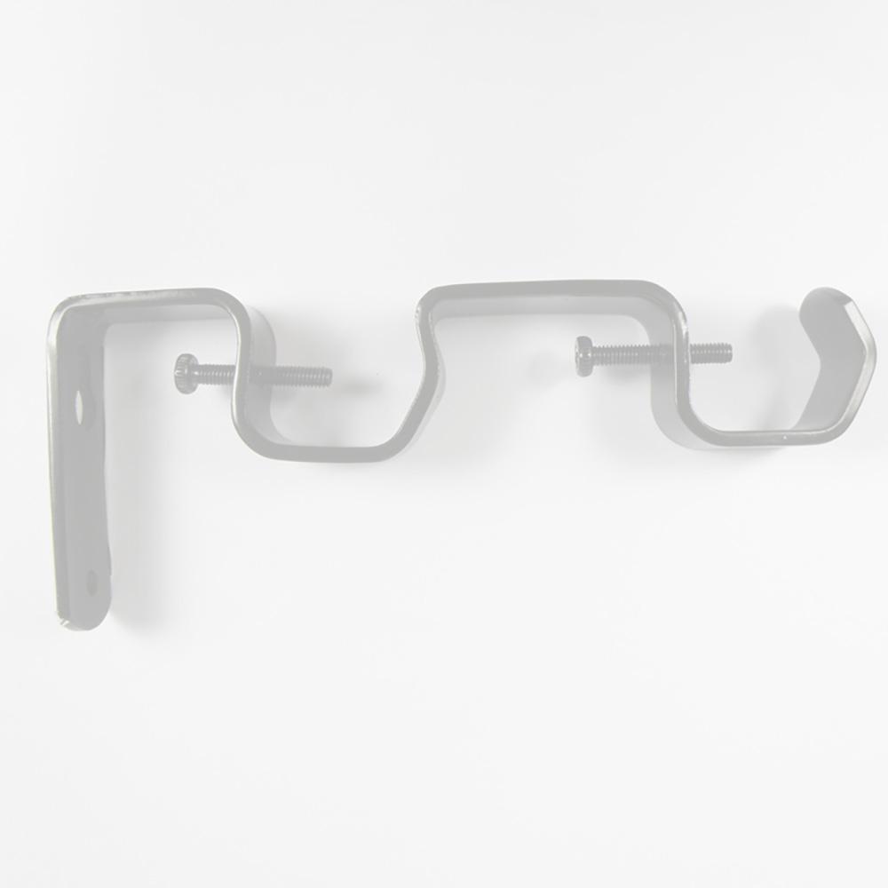 Double Rod Converter Bracket in Silver (2Pack)HD021801SVB The Home Depot