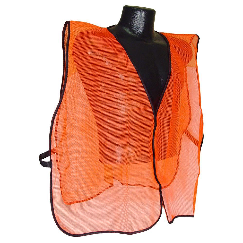 Radians Safety Vest Orange Mesh No Tape Svo The Home Depot
