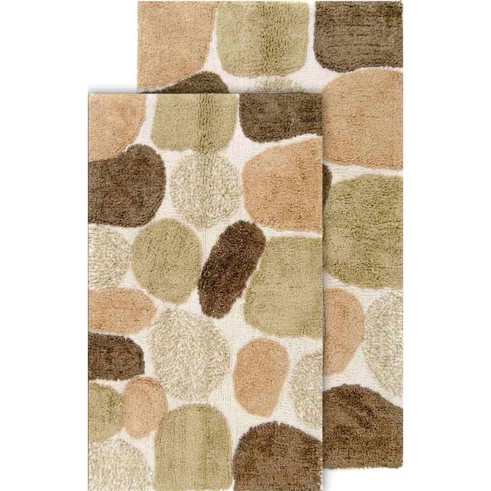 brown bathroom rug sets