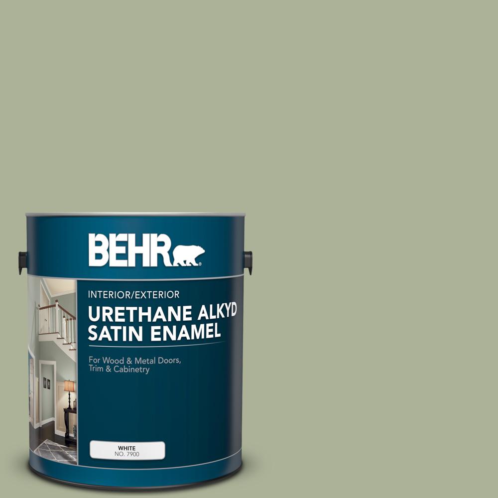 BEHR 1 gal. HDCCT28 Cottage Hill Urethane Alkyd Satin Enamel