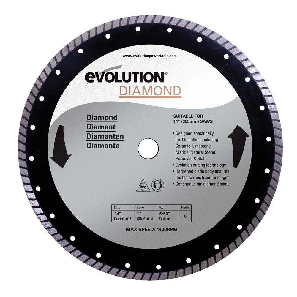 Diamond Masonry Blade 14 in.Circular Chop Saw Marble Brick Tile Power