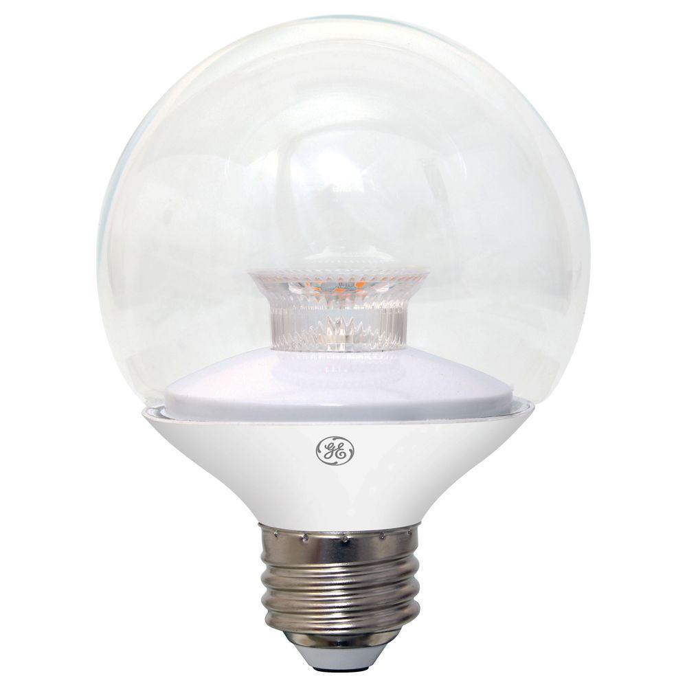 GE 60W Equivalent Soft White G25 Globe Dimmable LED Light Bulb (2Pack)LED7DG25C3/TP2P The