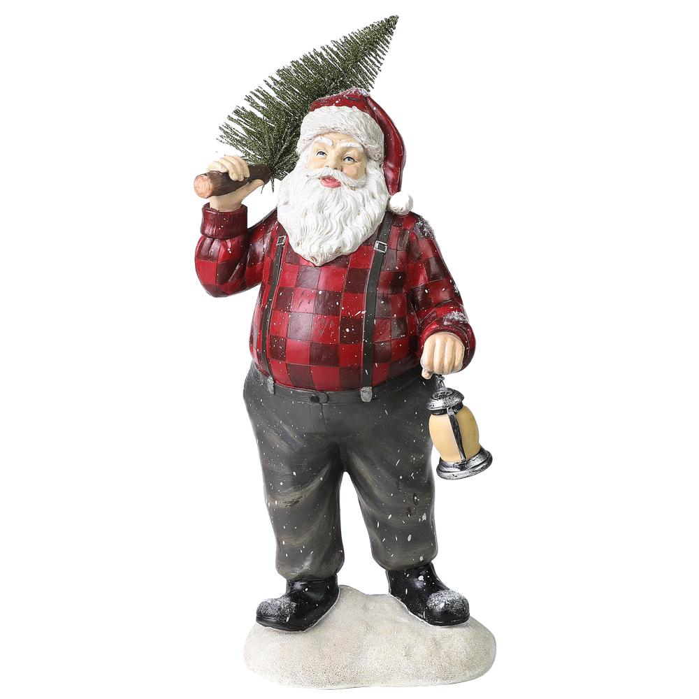 Winsome House 7 in. Santa Claus Statuary OrnamentWHST390 The Home Depot