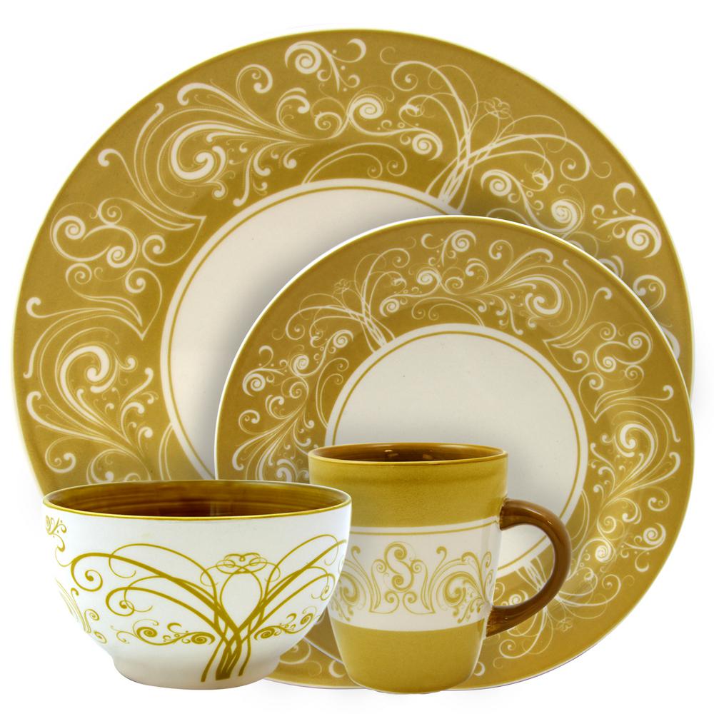 French Stoneware Dinnerware & Country Style Dinnerware French Sets