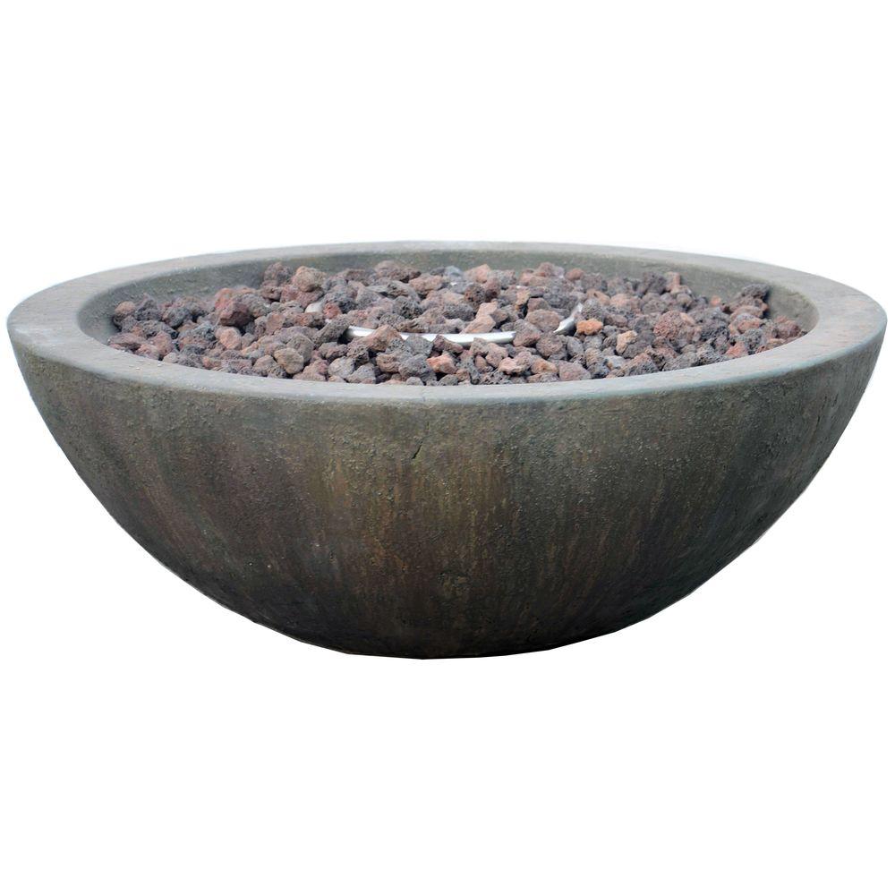 Bond Manufacturing Mondavi 36 in. Envirostone Round Propane Fire Pit