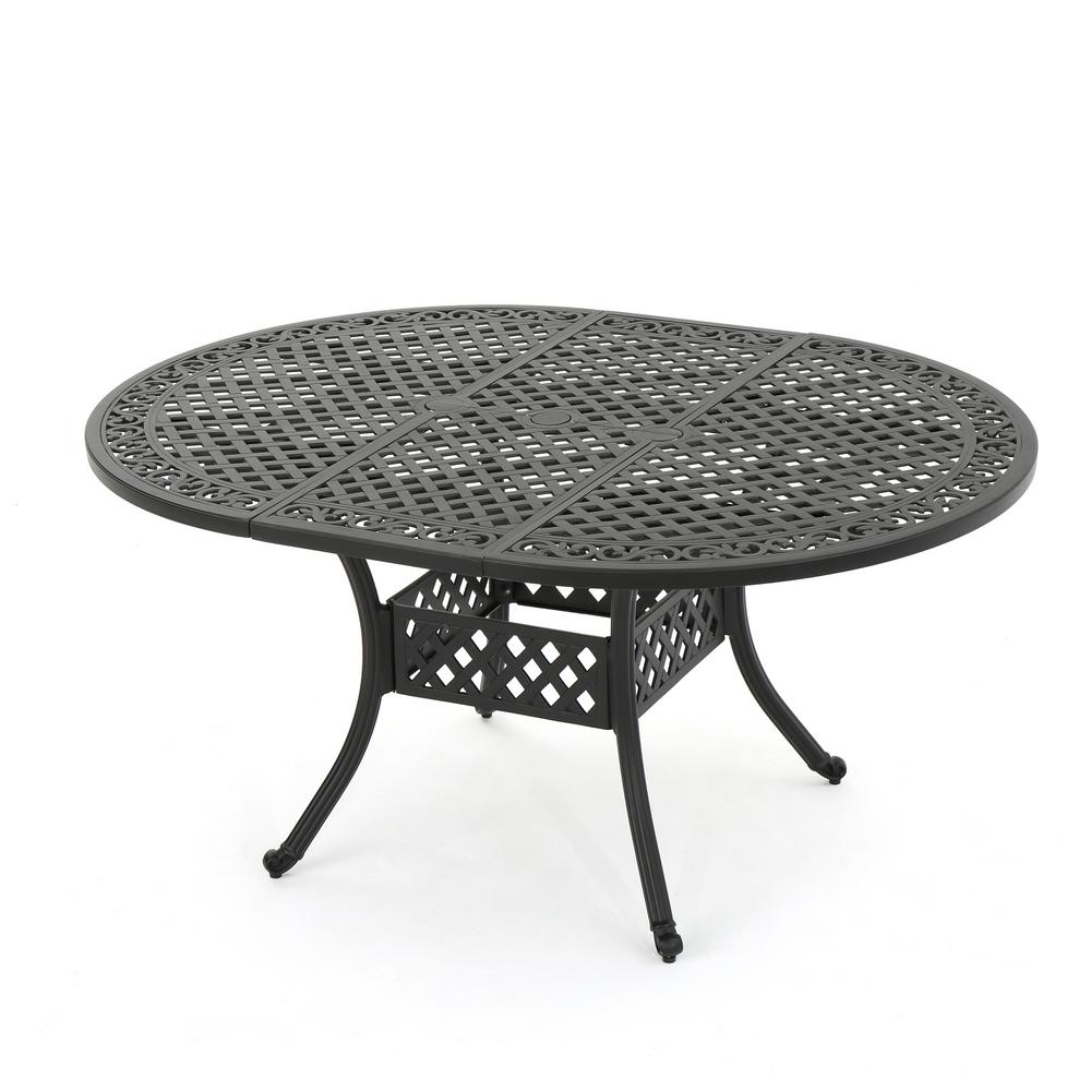 Oval Seats 6 People Patio Tables Patio Furniture The Home Depot