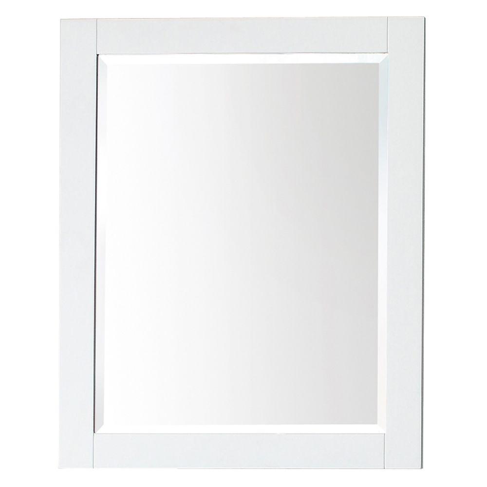Home Decorators Collection Barcelona In L X In W Framed Wall Mirror In White
