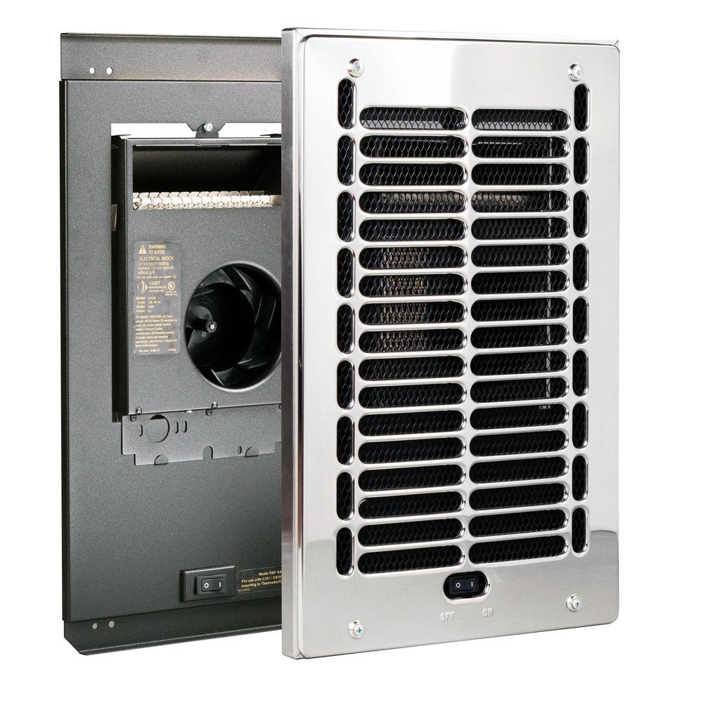 Cadet RBF Series 1000 Watt 120 Volt Electric Fan Forced In Wall Bath   Metallics Cadet Electric Wall Heaters Rbf101 64 1000 