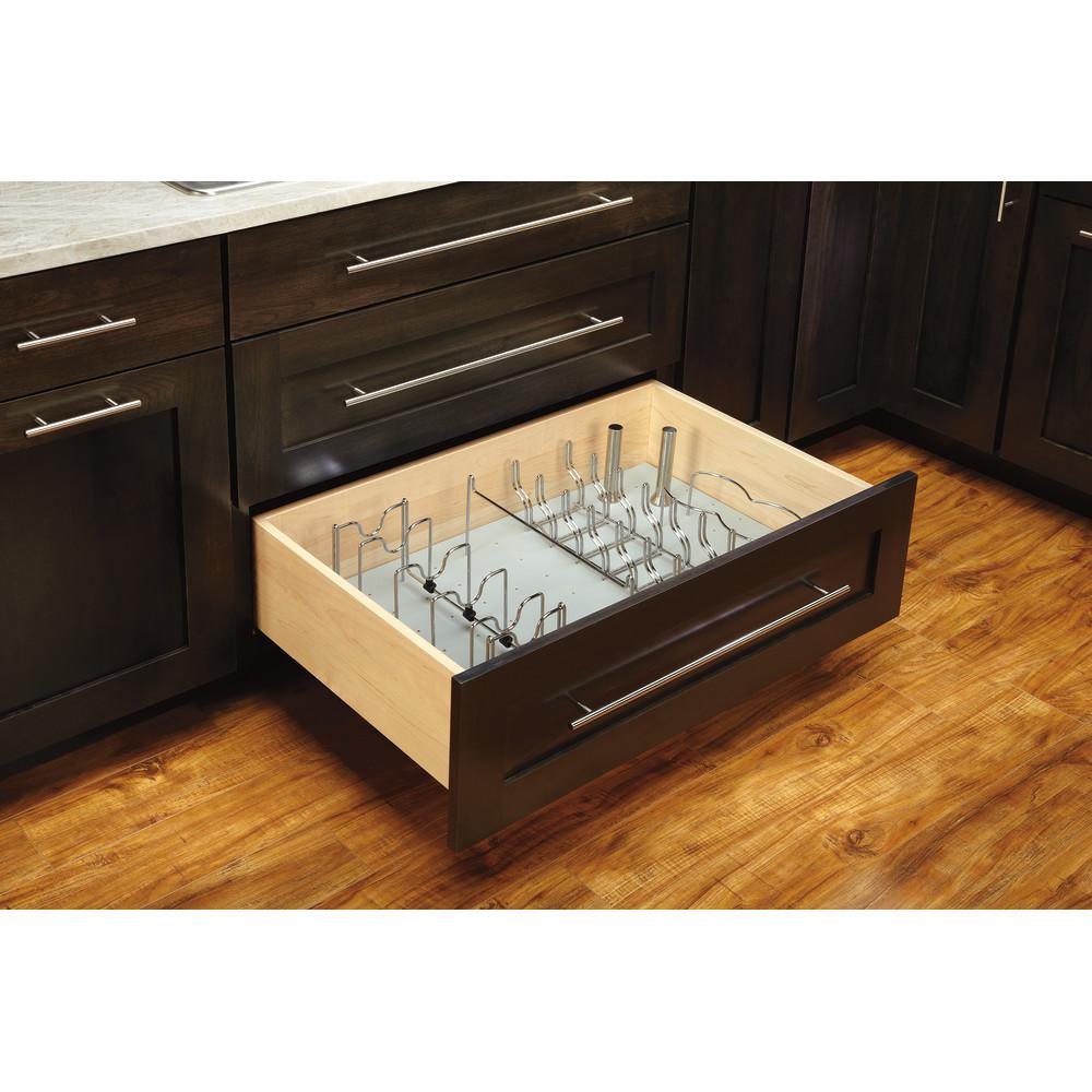 Rev A Shelf 7 75 In H X 7 8 In W X 15 2 In D Drop In Pan