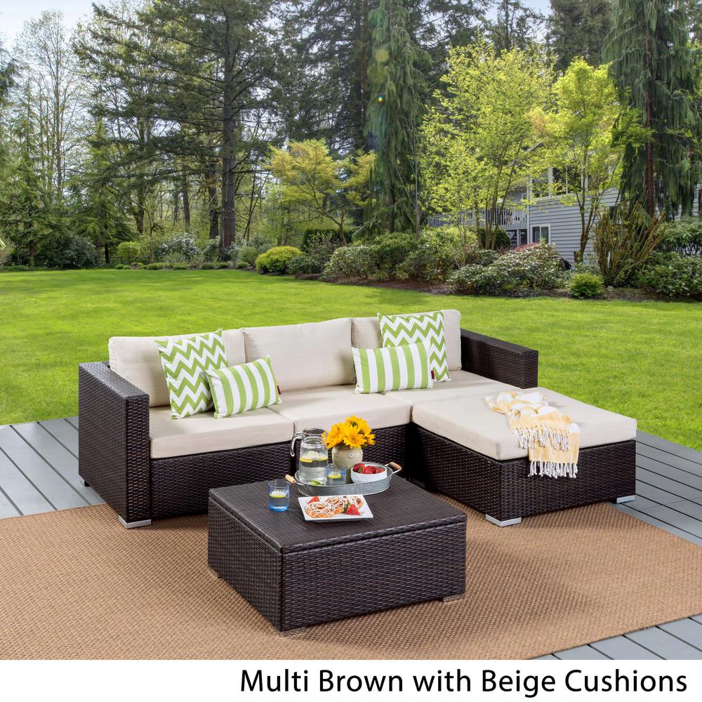 Noble House Beatrice Multi Brown Wicker Outdoor Couch Set With Aluminum Frame And Storage Coffee Table 41782 The Home Depot - Aluminum Frame Wicker Patio Chairs Noble House Beatrice Multi Brown Wicker Outdoor Couch Set With Aluminum Frame And Storage Coffee Table 41782 The Home Depot - Aluminum Frame Wicker Patio Chairs