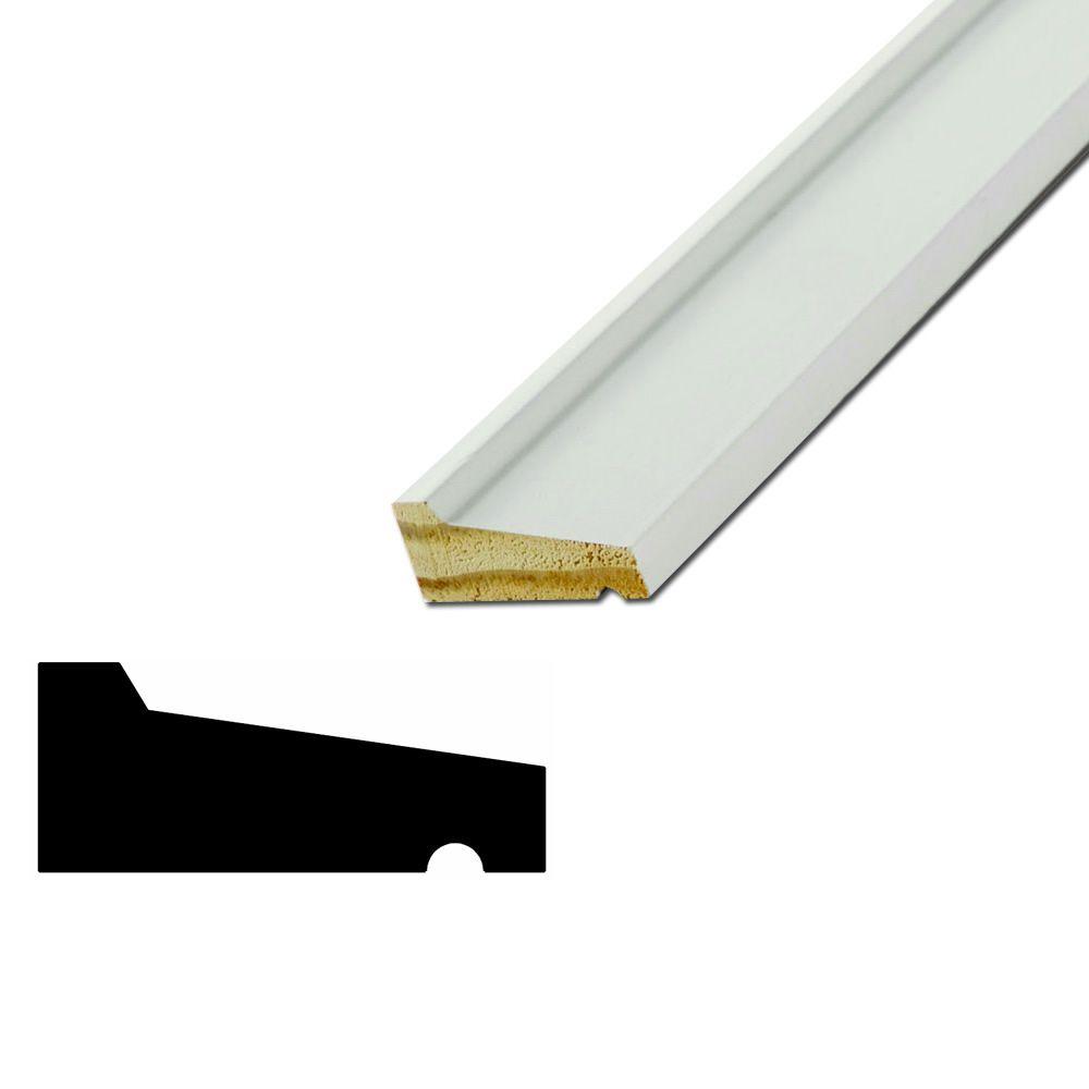 American Wood Moulding WM197 11/16 in. x 15/8 in. Primed Finger