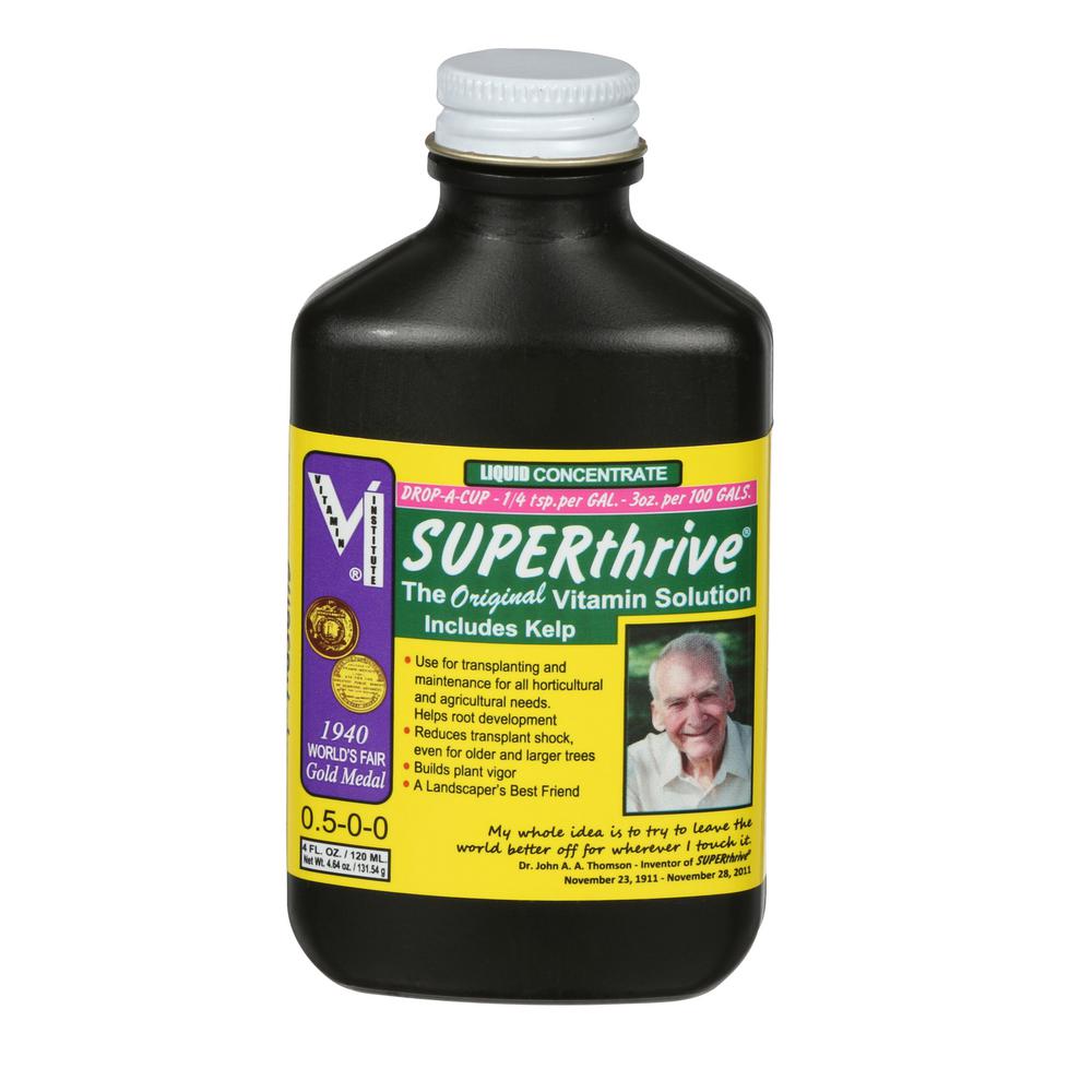 Super Thrive Liquid Plant Fertilizer B Vitamins Food Hormones Growth ...