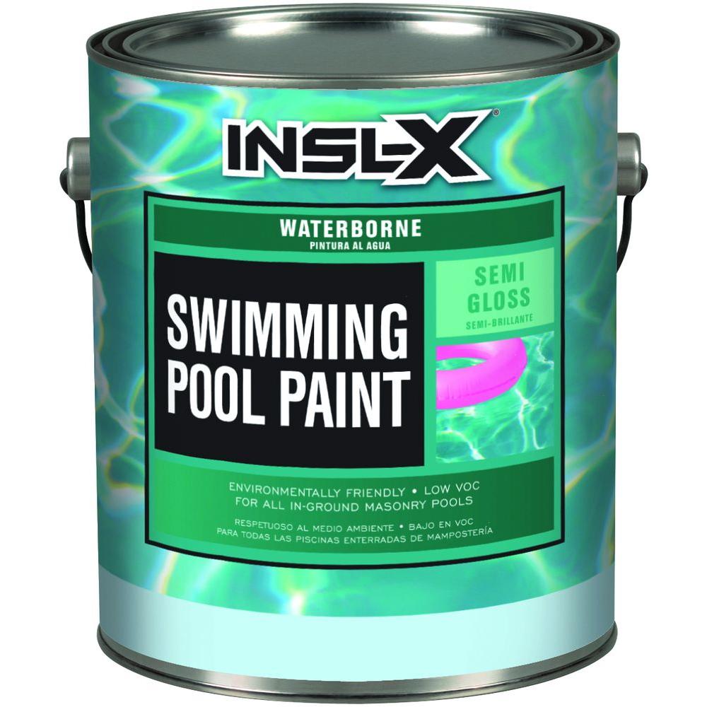 InslX WR1024 1 gal. SemiGloss Acrylic Royal Blue Waterborne Swimming