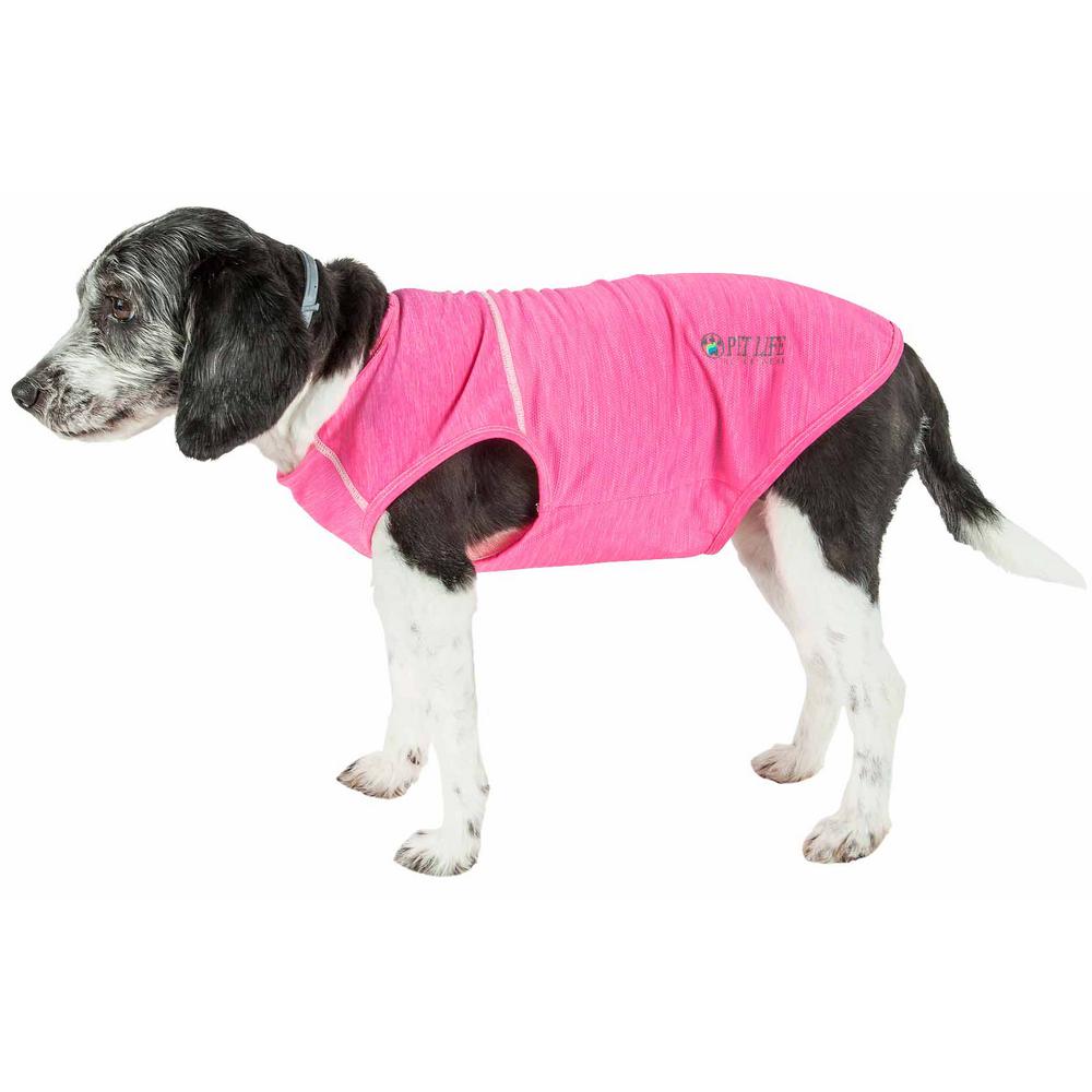 Pet Life Small Pink Active Aero Pawlse Quick Dry And Performance