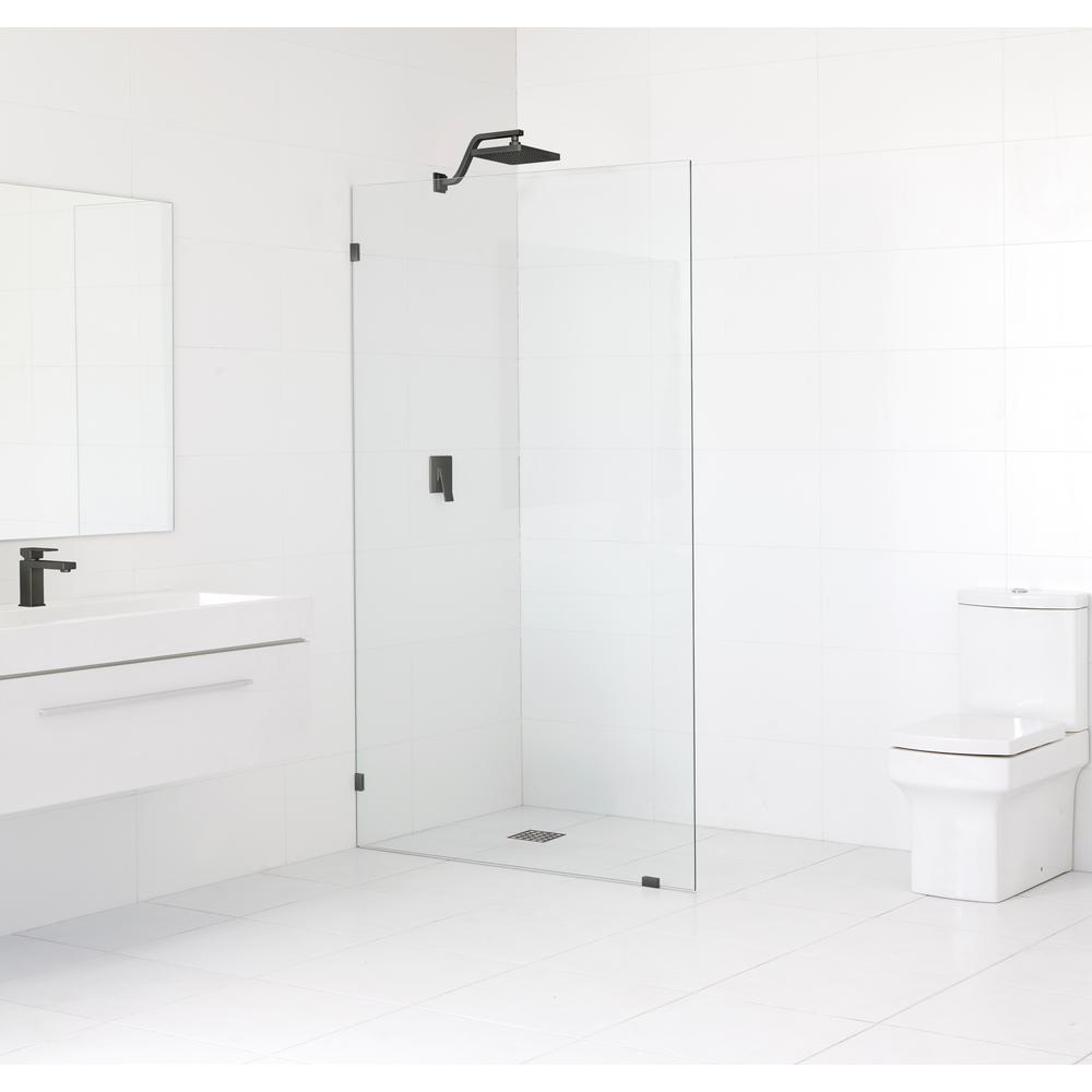 Glass Warehouse 47 In X 78 In Frameless Fixed Shower Door In Oil