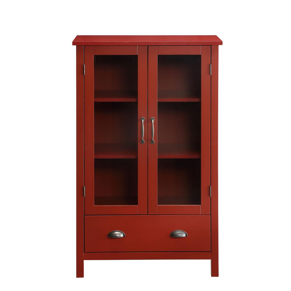 Usl Olivia Red Storage Pantry Sk19087br1 Rd The Home Depot