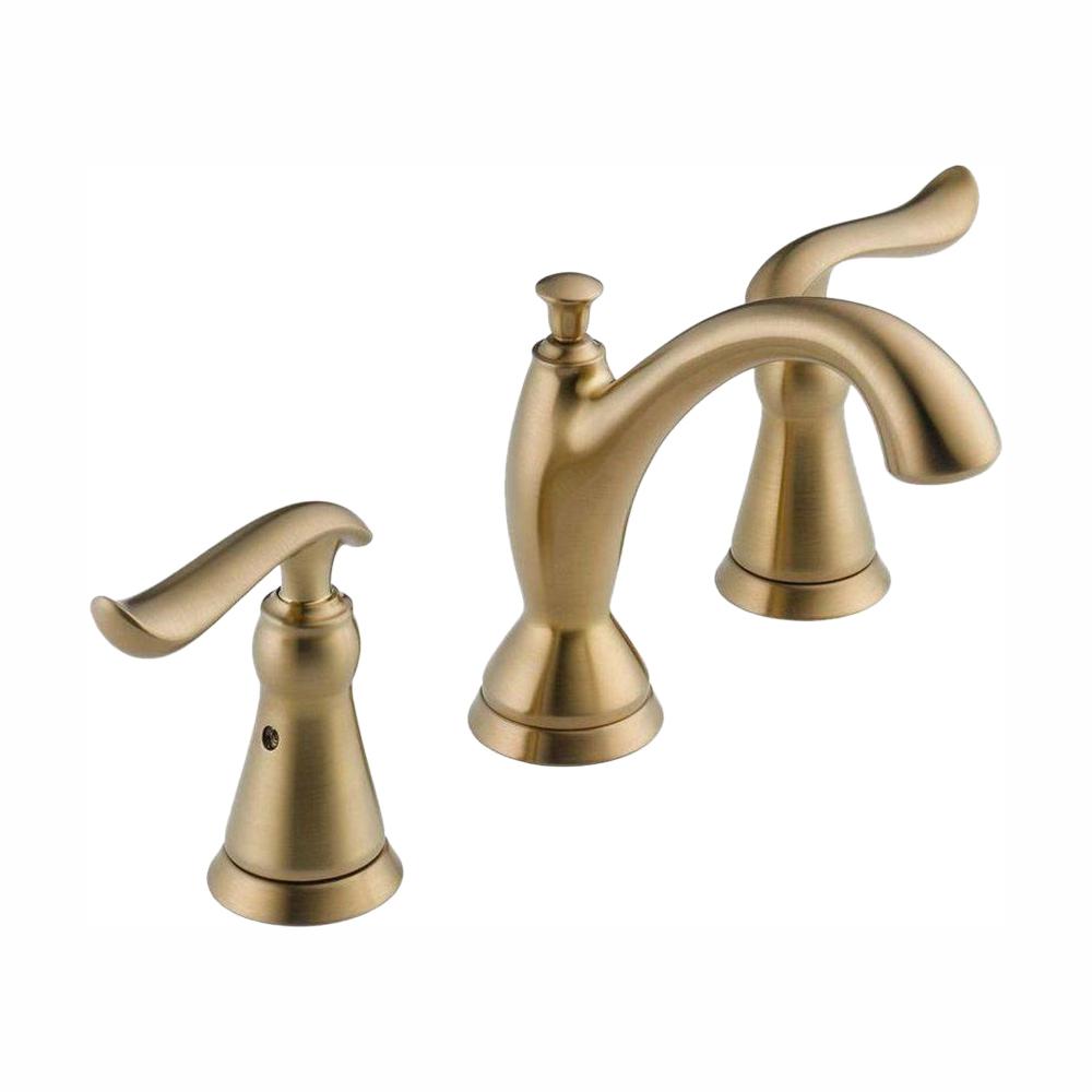 Delta Linden 8 In Widespread 2 Handle Bathroom Faucet With Metal Widespread 2 Handle Bathroom Faucet