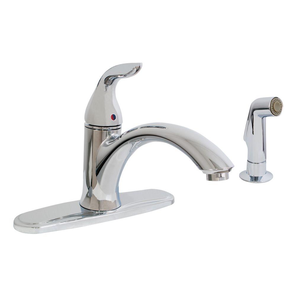 EZFLO Tuscany Collection SingleHandle Standard Kitchen Faucet with