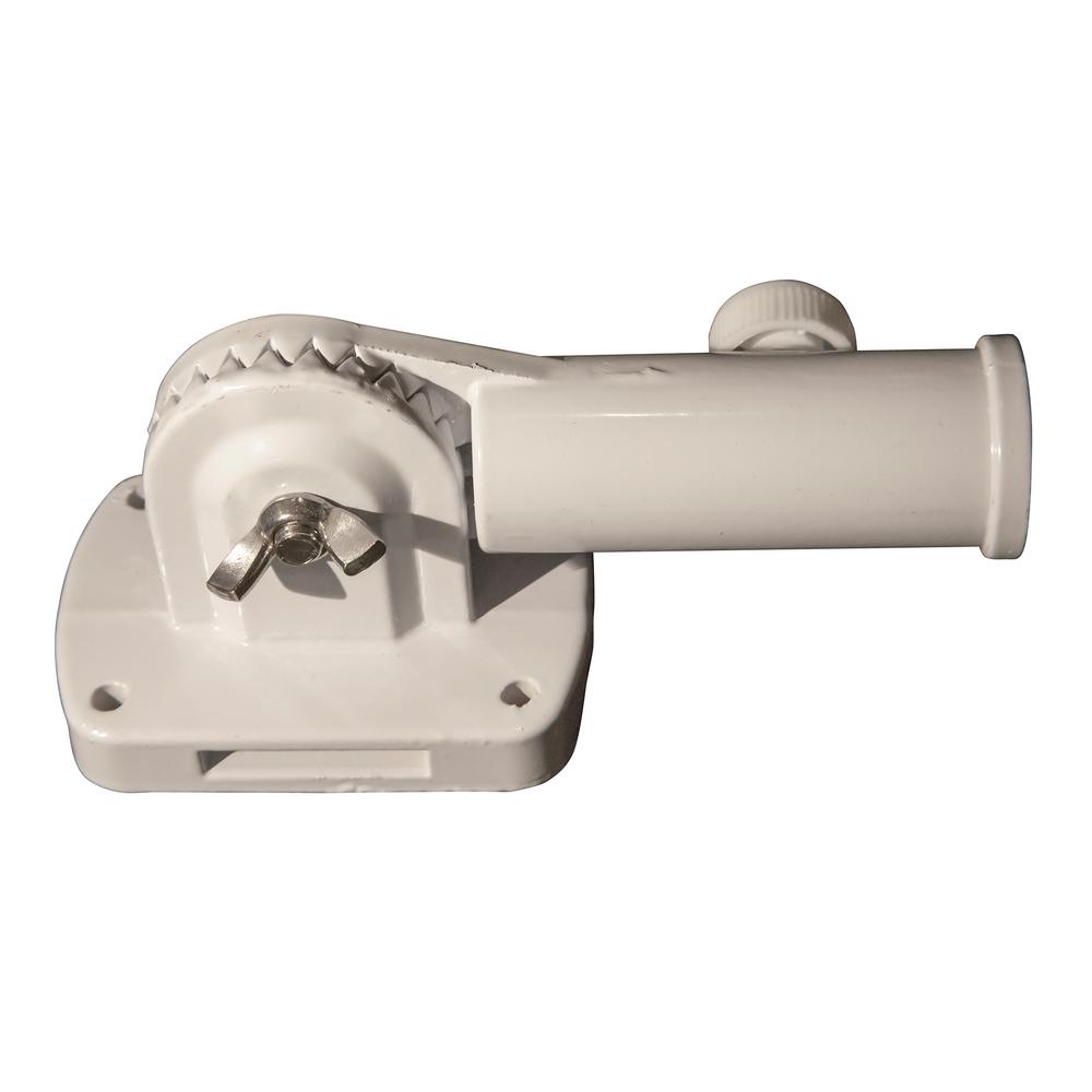 Flag Poles & Parts 60754 Valley ADJUSTABLE White Aluminum Flag