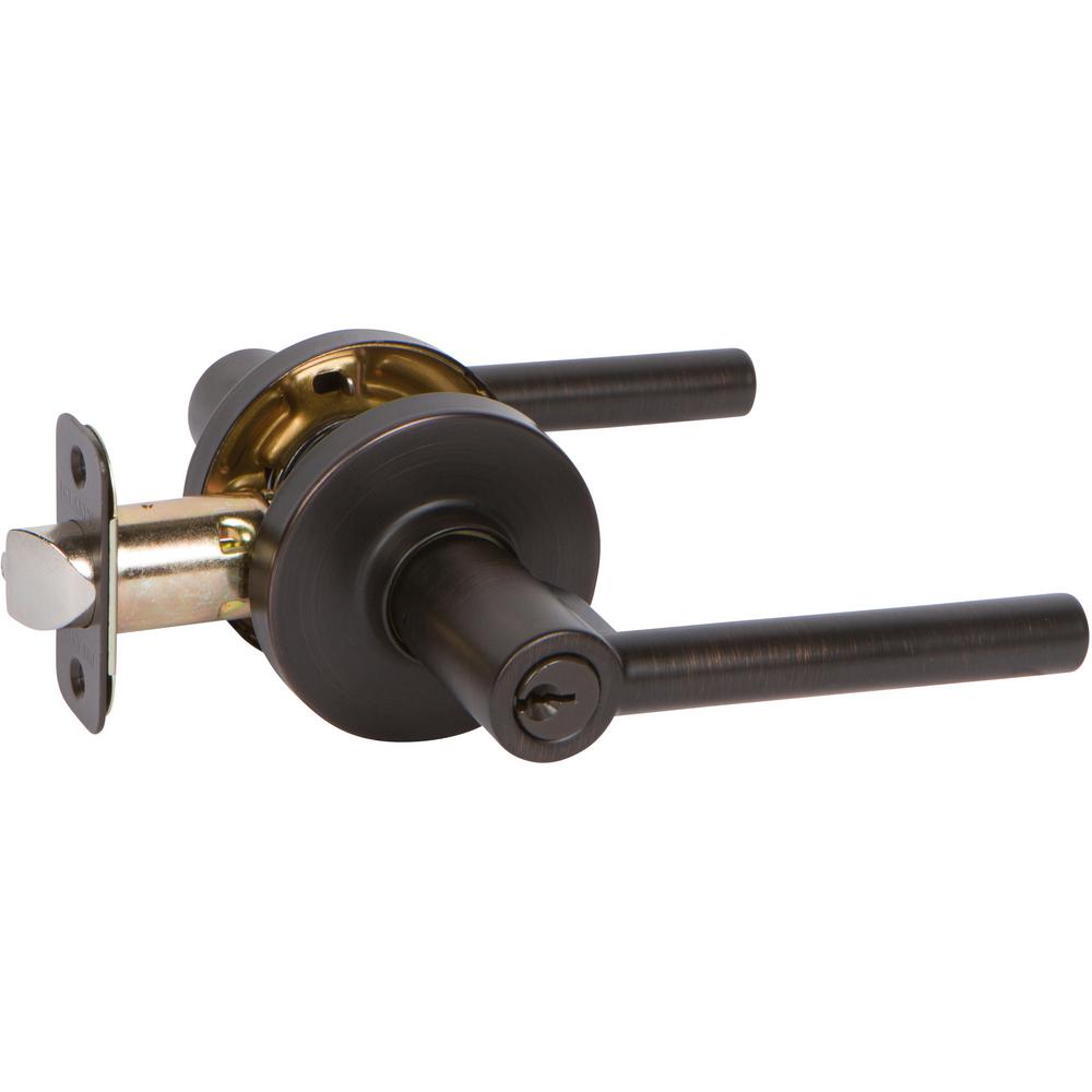 Delaney Rd Series Contemporary Style Tuscany Bronze Straight Entry