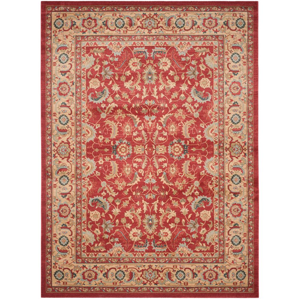 Red Area Rugs The Home Depot Mahal Red Natural 8 Ft X 10 Area Rug