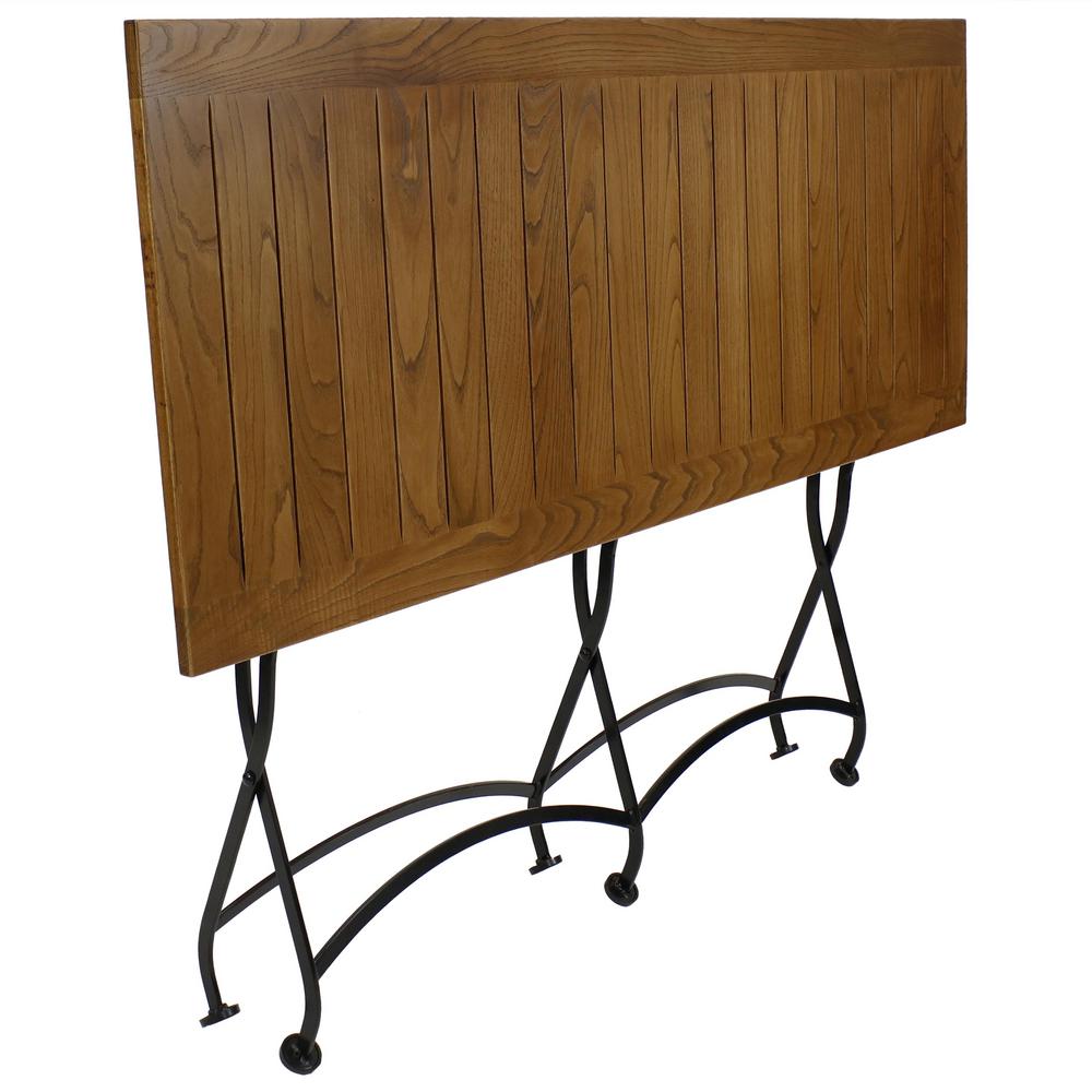 wood folding dining table